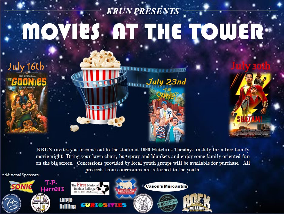 Movies at the Tower 2019